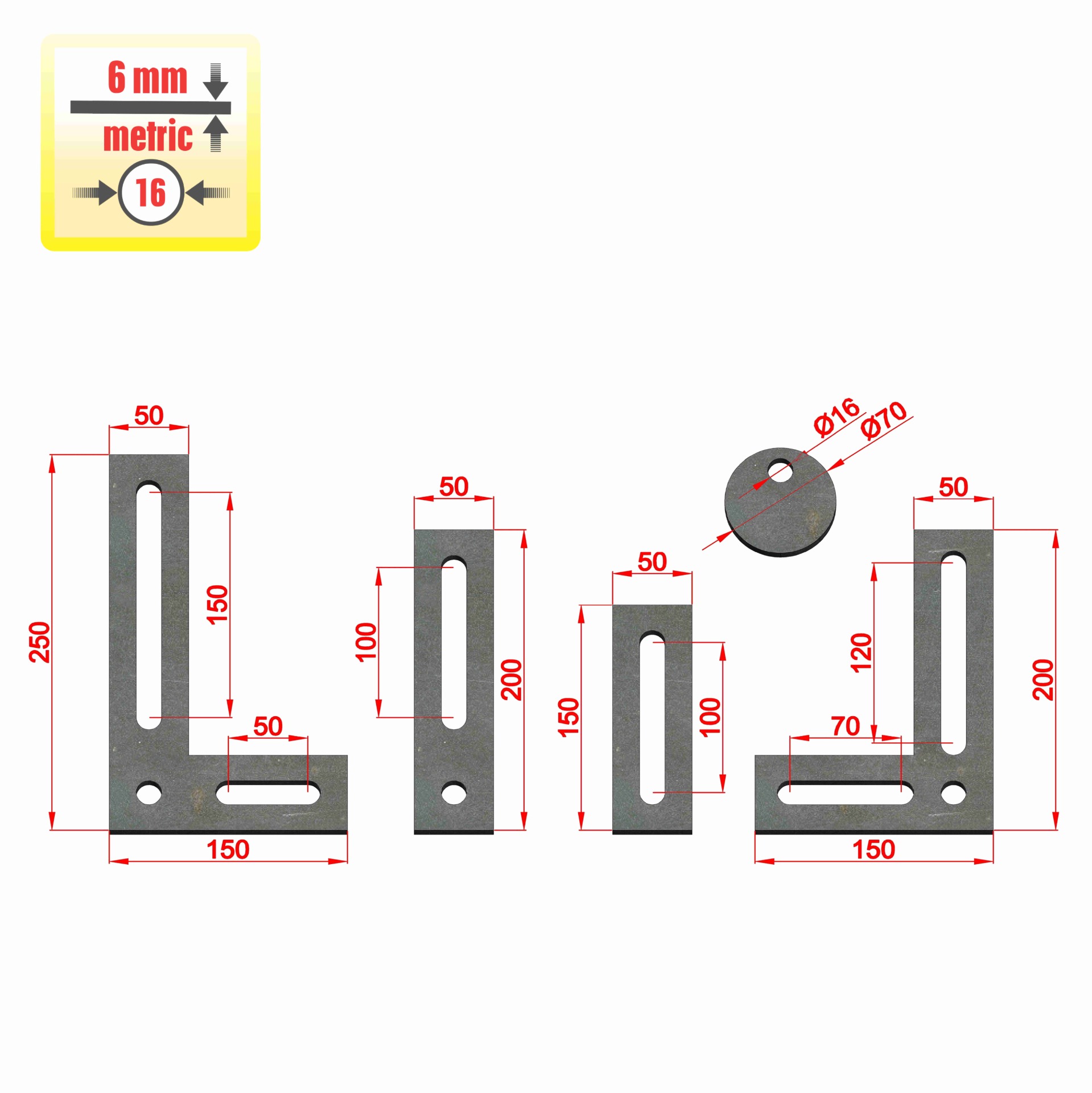 2D příslušenství 5 typů